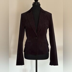 Kenneth Cole size 4 velvet touch blazer